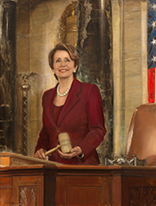 Official congressional portrait of Nancy Pelosi